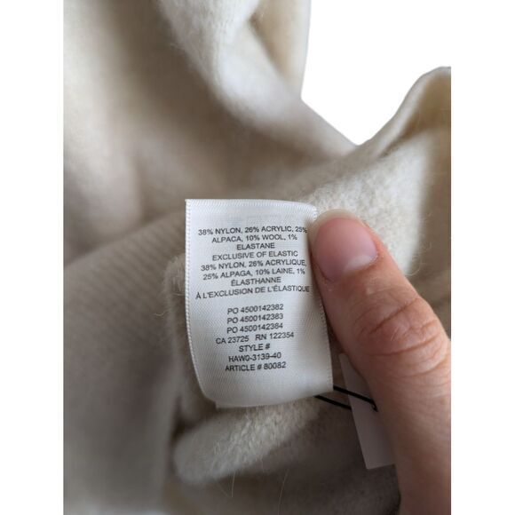 Aritzia hoodie size S‎ The Group Babaton Morrison wool blend Oak NEW - Picture 9 of 9